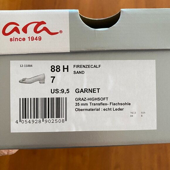 ARA Women's Garnet Sand Leather - Picture 4 of 9